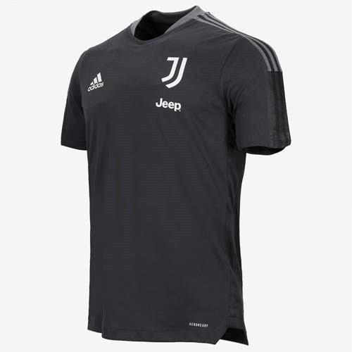 Trainingsshirt Trikot Juventus 2021-2022 Schwarz Günstige Fußballtrikots